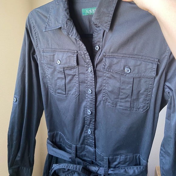 NWOT Lauren Ralph Lauren Zinah Utility Jumpsuit, size 2 - Picture 5 of 13